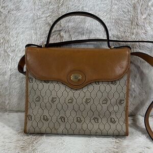 Dior Brown and Tan Crossbody Bag